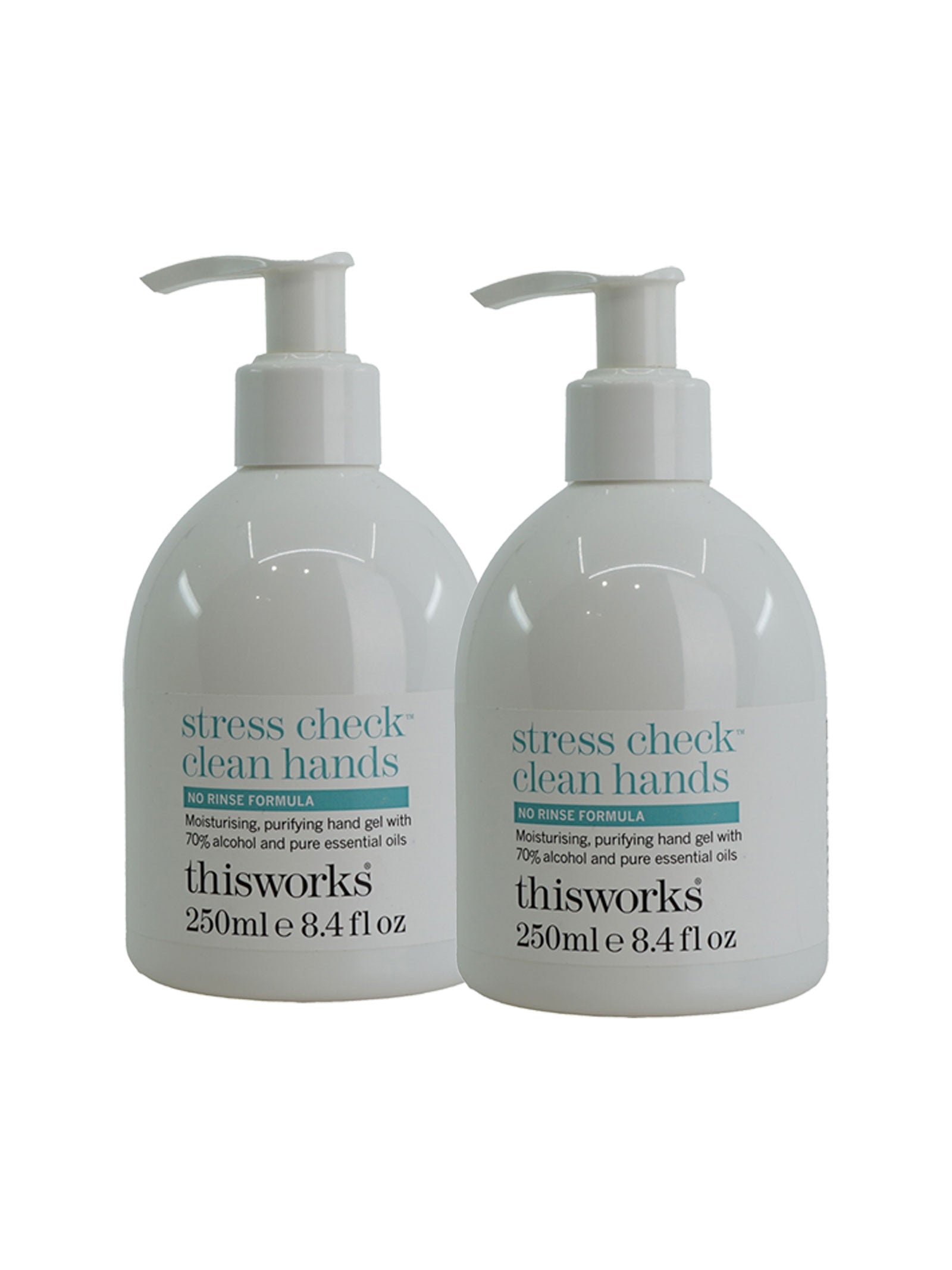 ThisWorks Stress Check Clean Hands Hand Gel 8.4 OZ Set of 2