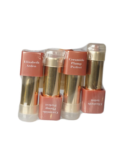 Elizabeth Arden Plump Perfect Lipstick 11 Cinnamon 0.12 OZ Set of 4