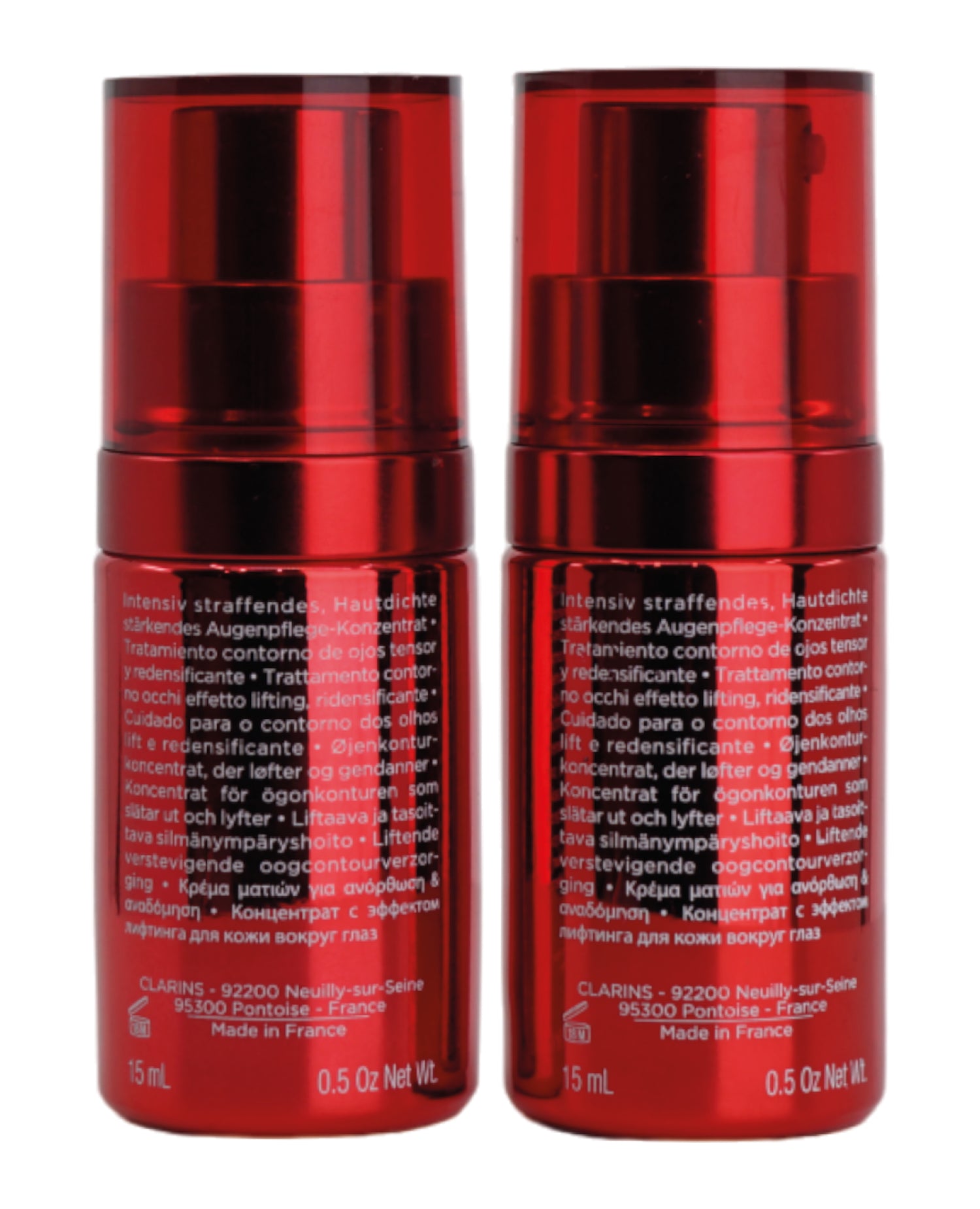 Clarins Total Eye Lift All Skin Types 0.5 OZ Set of 2