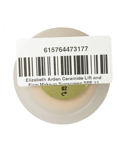 Elizabeth Arden Ceramide Lift & Firm Makeup 02 Vanilla Shell  0.1 OZ
