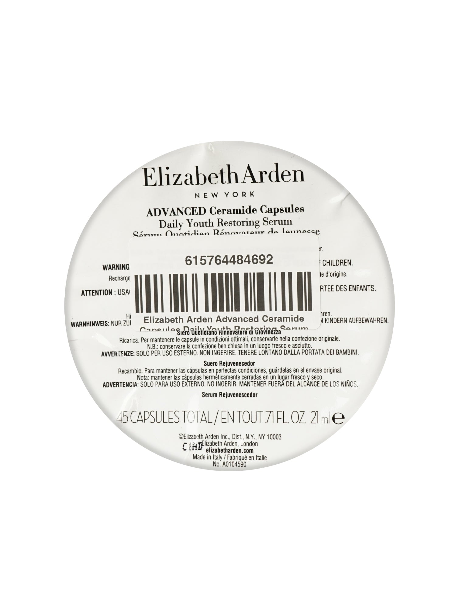 Elizabeth Arden Advanced Ceramide Capsules Daily Youth Restoring Serum 0.71 OZ