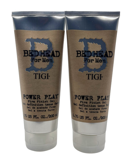 TIGI BedHead for Men Power Play Firm Finish Gel 6.76 OZ Set of 2