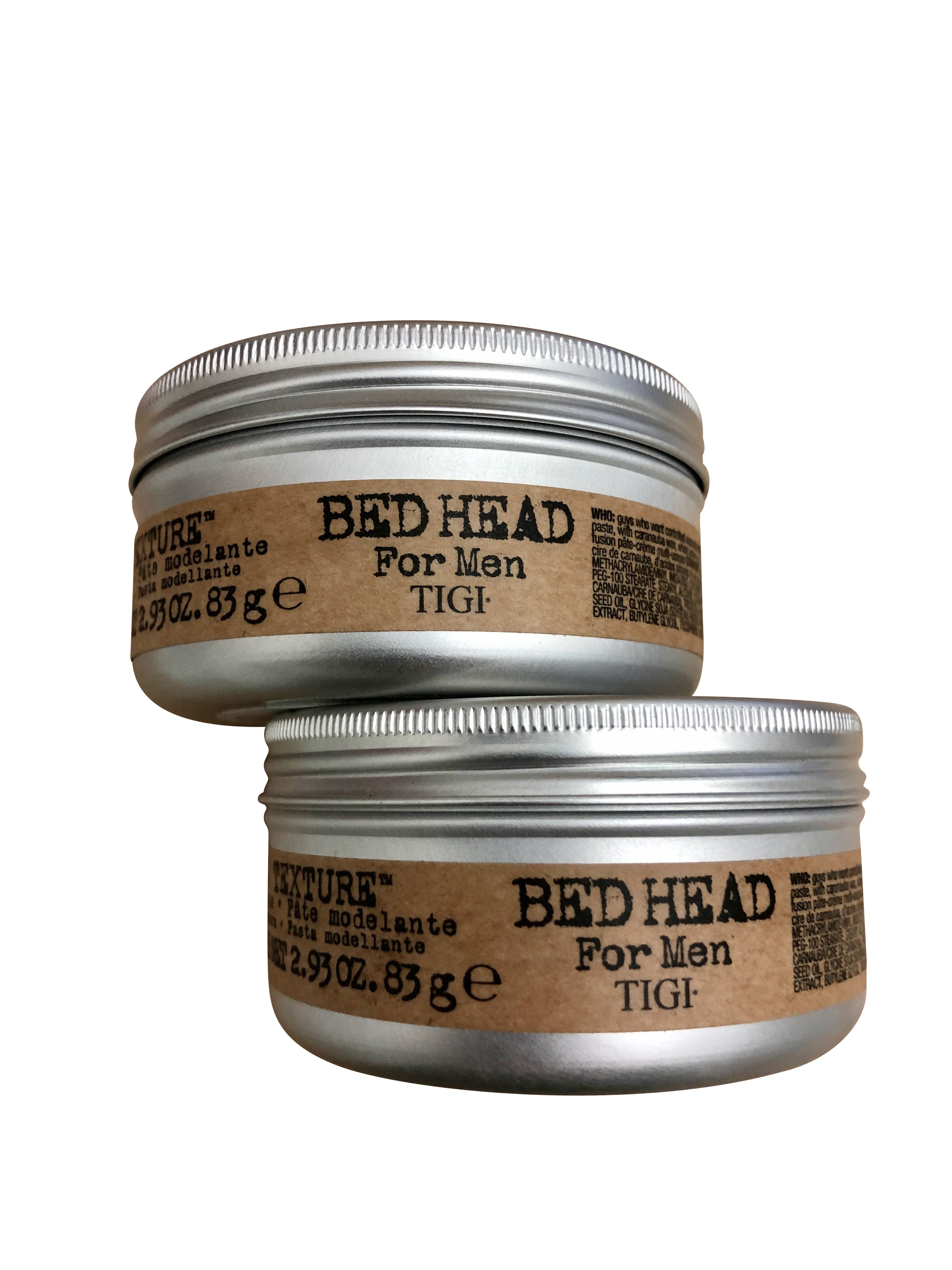 TIGI Bed Head for Men Pure Texture Molding Paste 2.93 OZ Duo