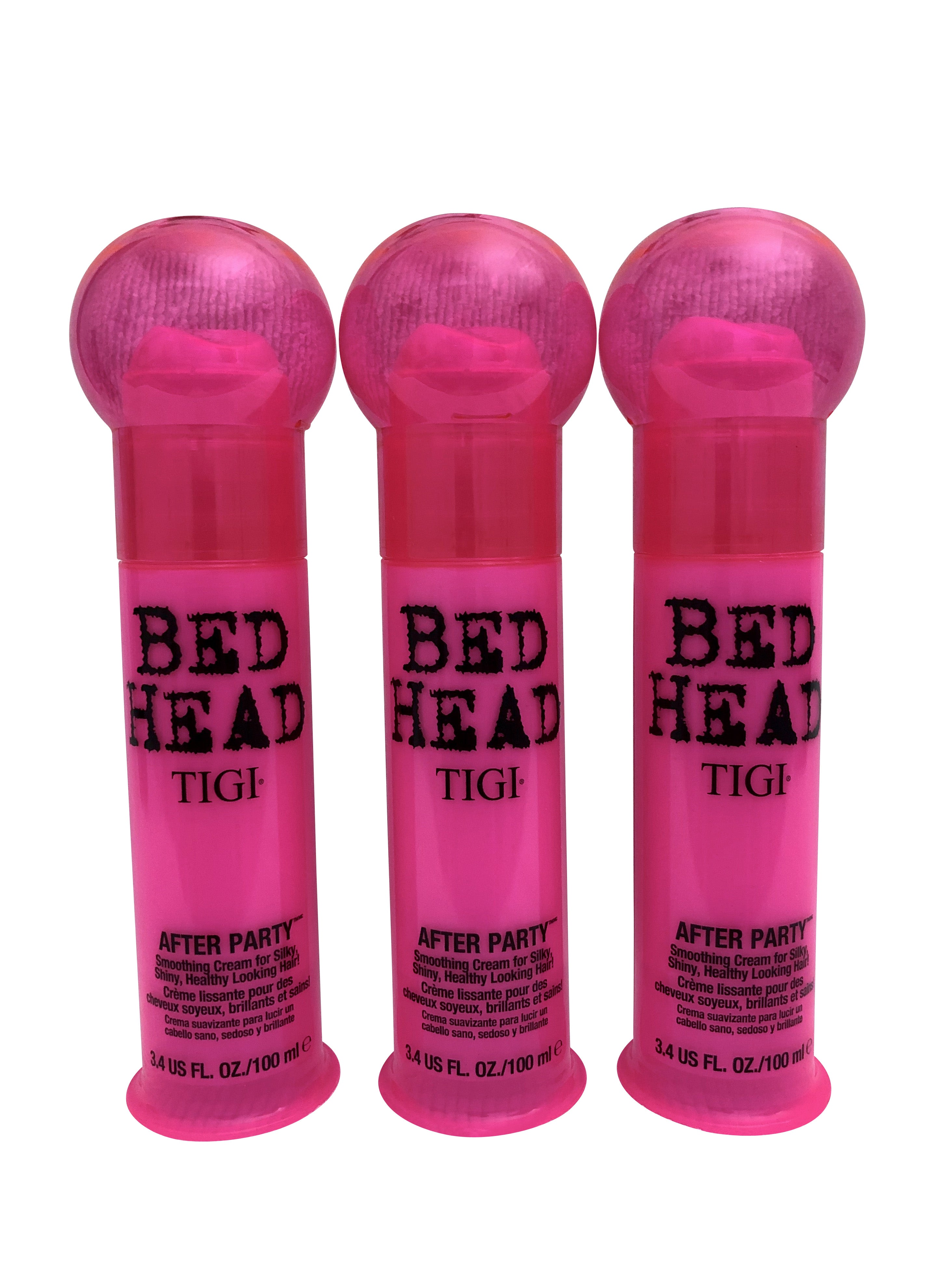 TIGI Bed Head After Party Smoothing Cream 3.4 Oz 3 Pack