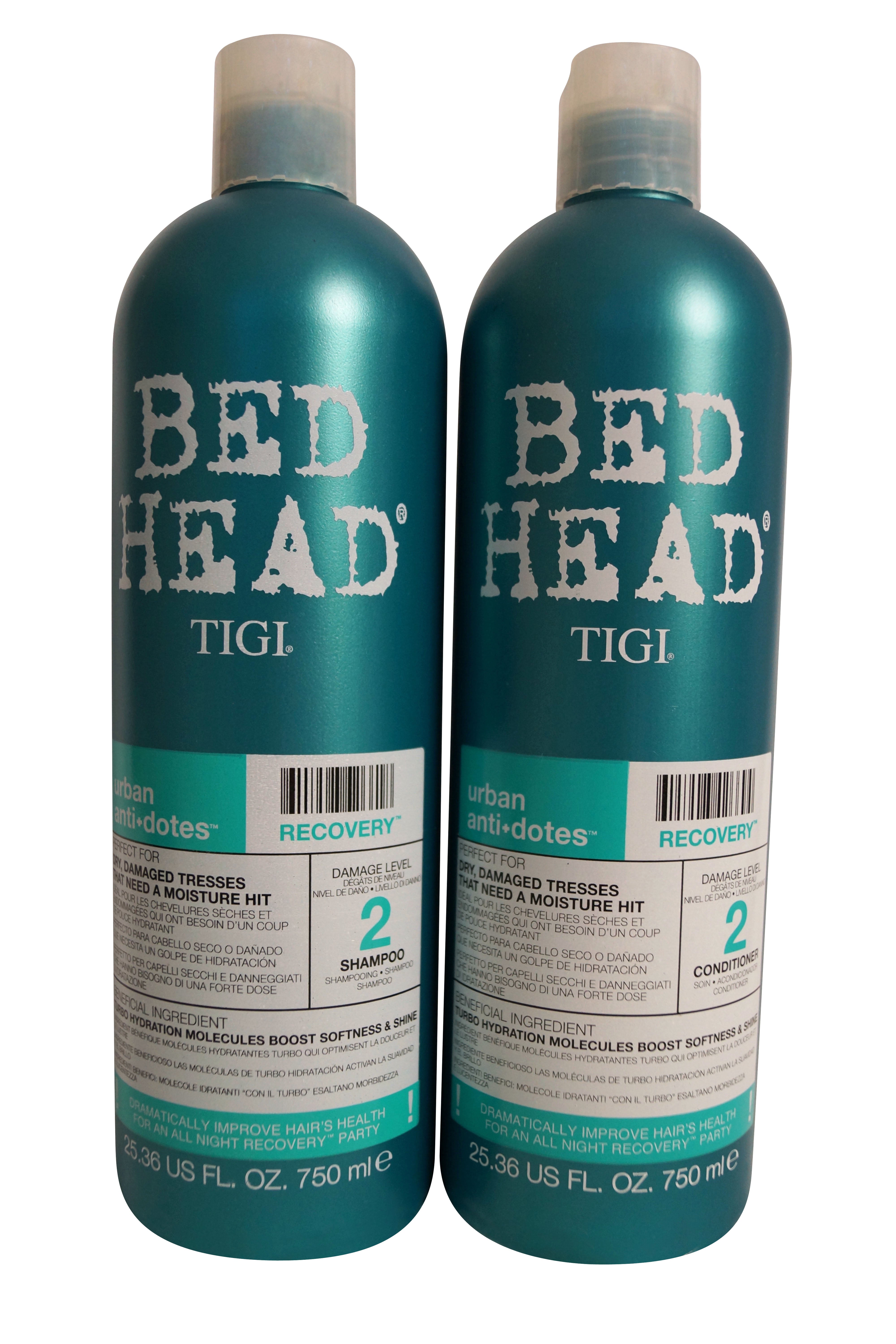 TIGI Bed Head Urban Anti Dotes Shampoo & Conditioner Recovery Set 25.36 OZ each