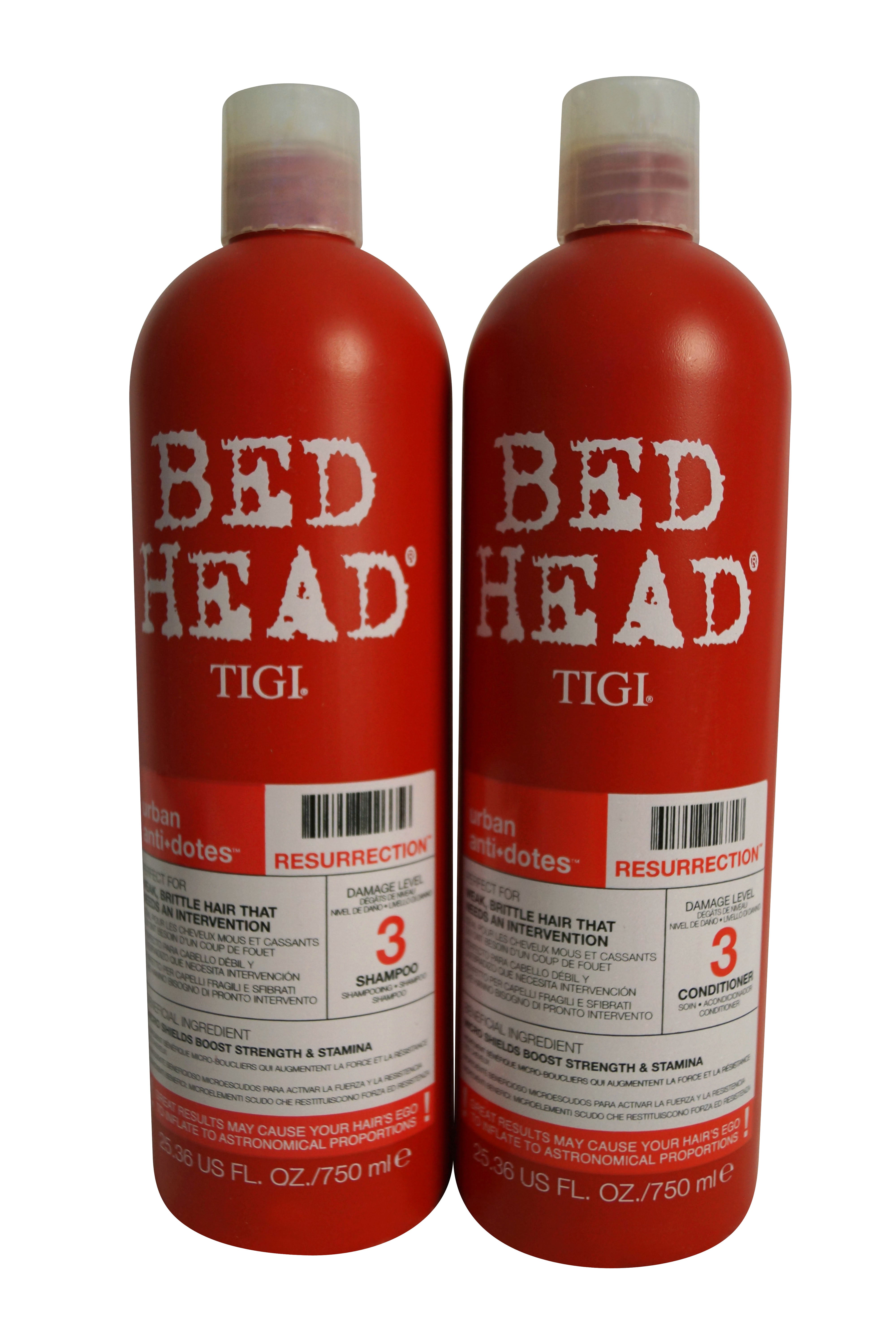 TIGI Bed Head Urban Anti Dotes Shampoo & Conditioner Resurrection Set 25.36 OZ ea