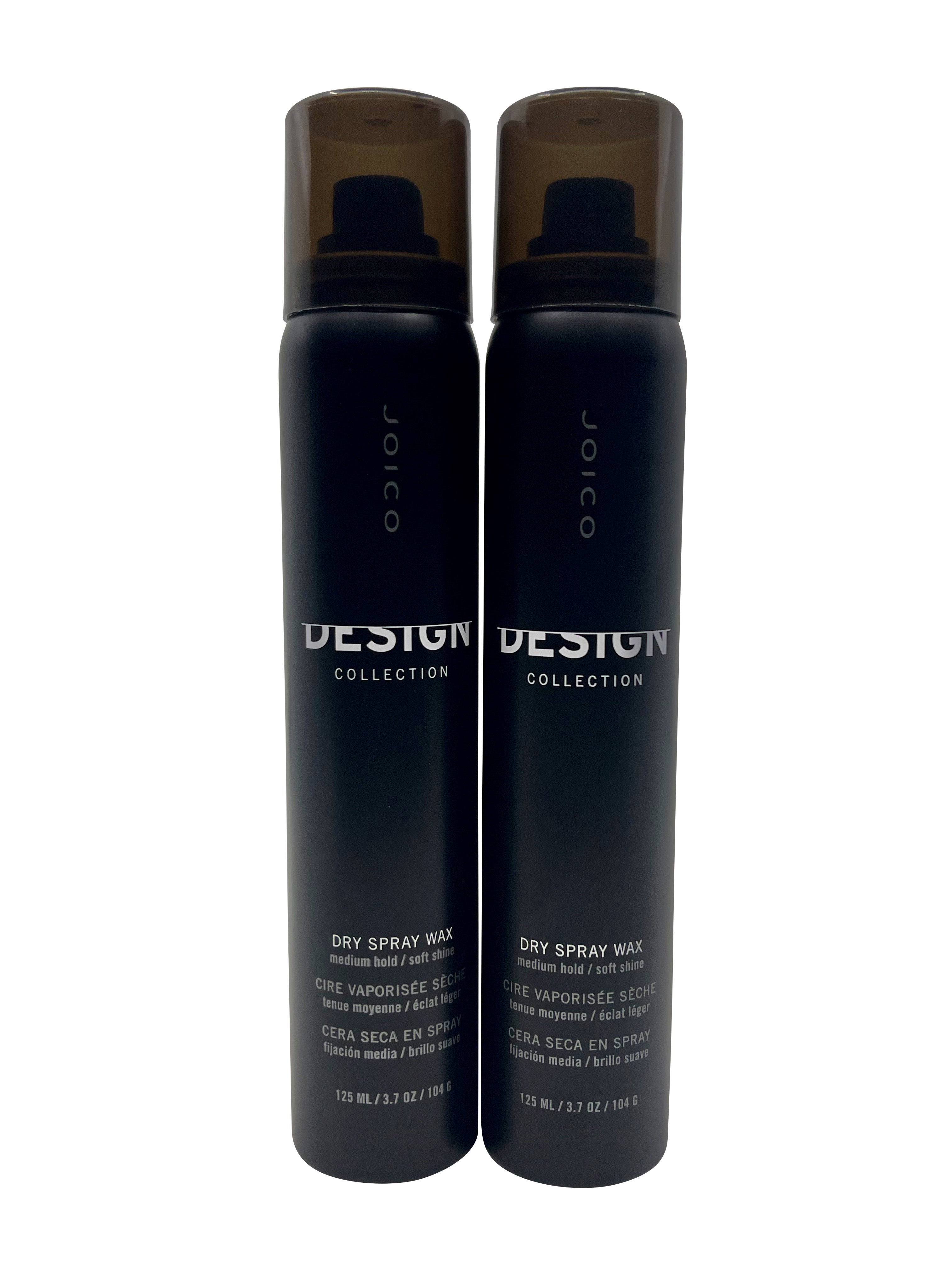 Joico Design Collection Dry Spray Wax Medium Hold Soft Shine 3.7 OZ Set of 2