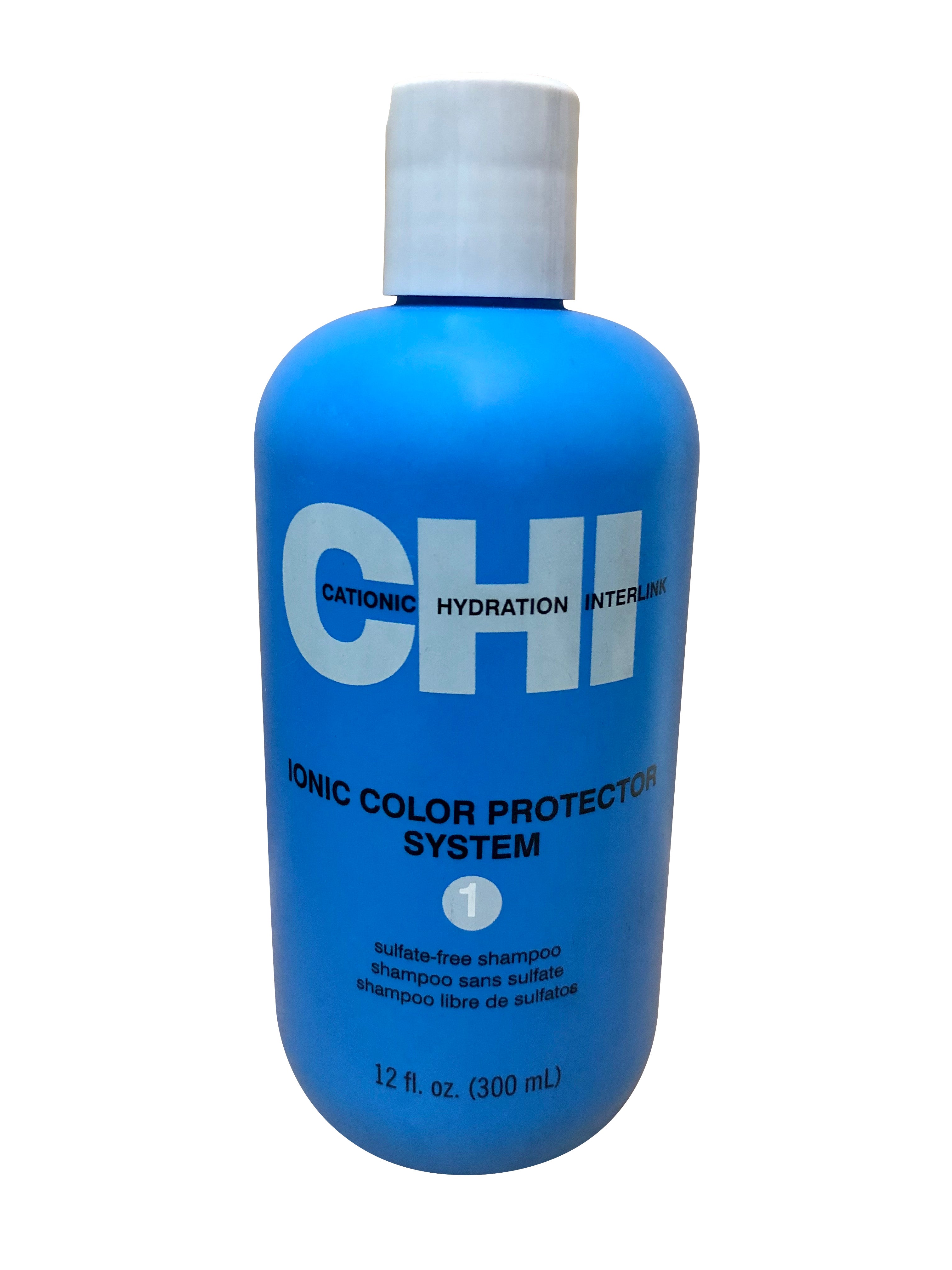 CHI Ionic Color Protector System 1 Sulfate Free Shampoo 12 OZ