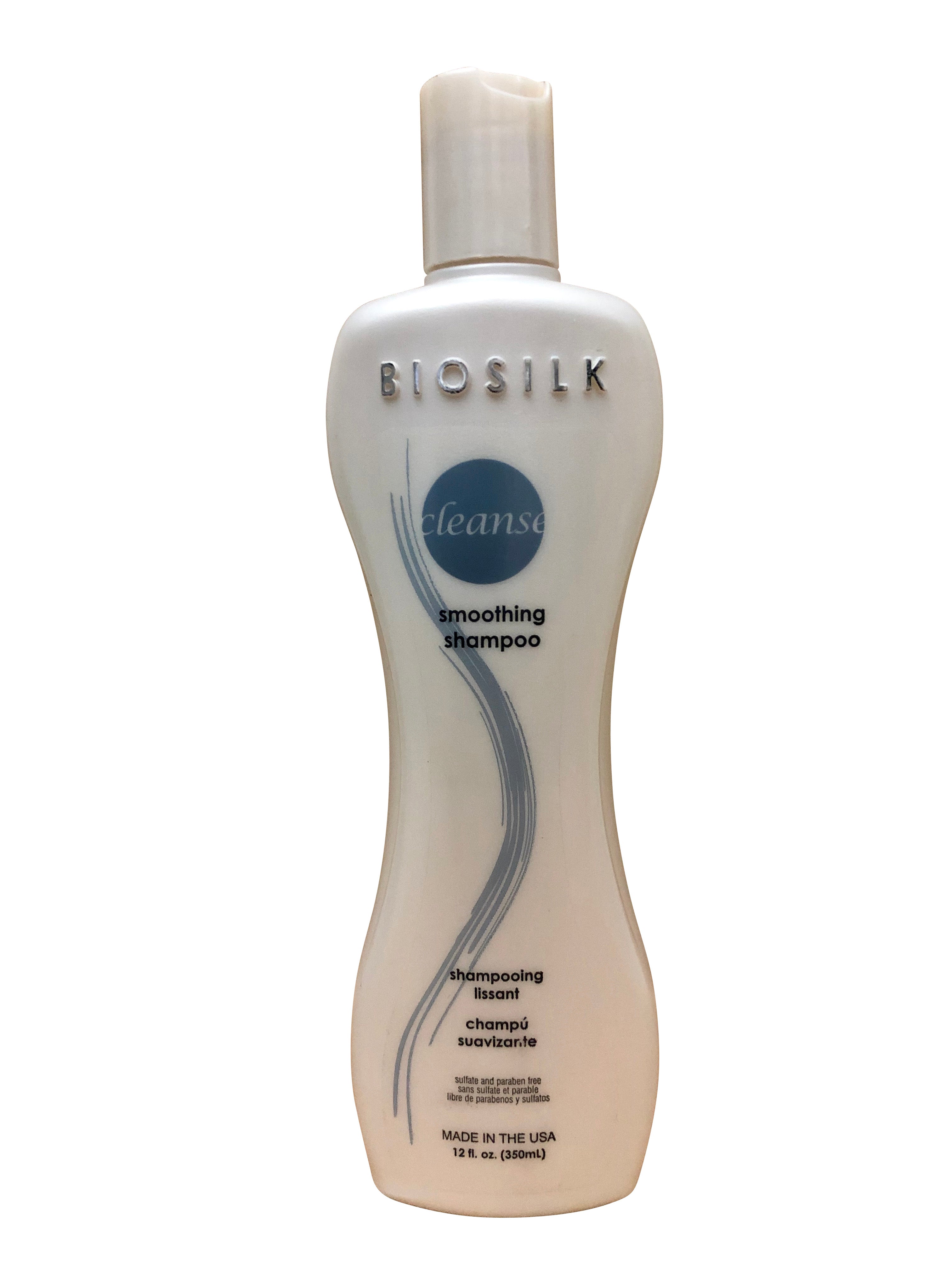 Biosilk Smoothing Shampoo Frizz Prone, Unruly Hair Sulfate & Paraben free 12 OZ