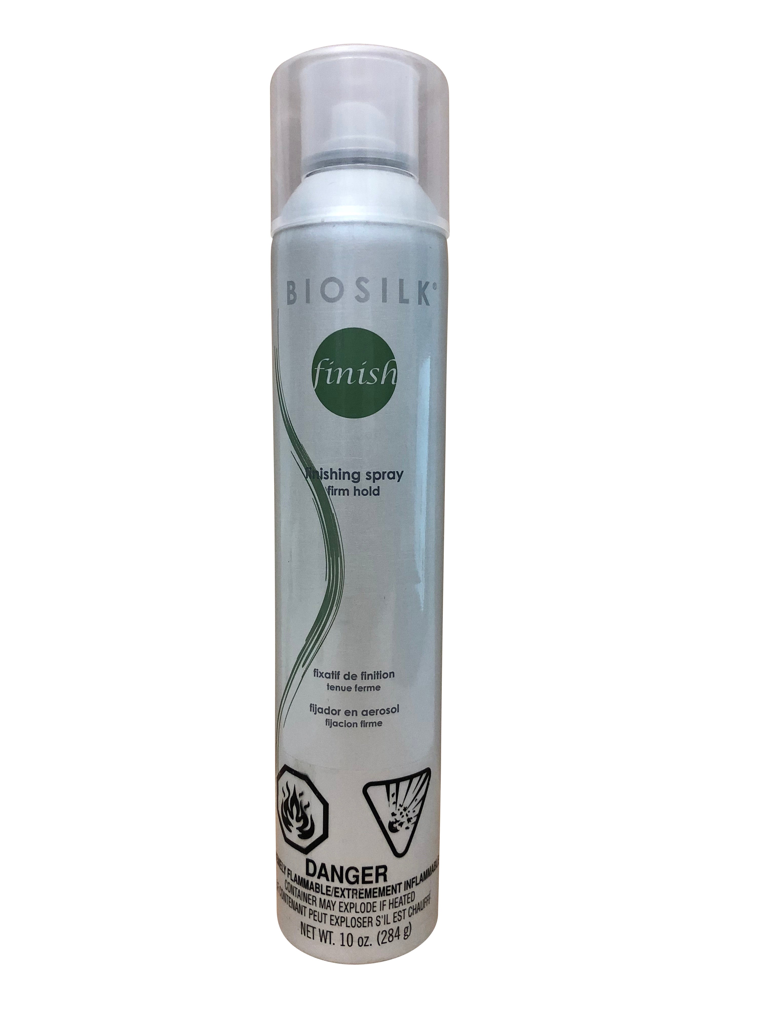 Biosilk Finishing Spray Firm Hold All Hair Types 10 OZ