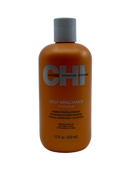 CHI Deep Brilliance Hydration Moisture Building Shampoo 12 OZ