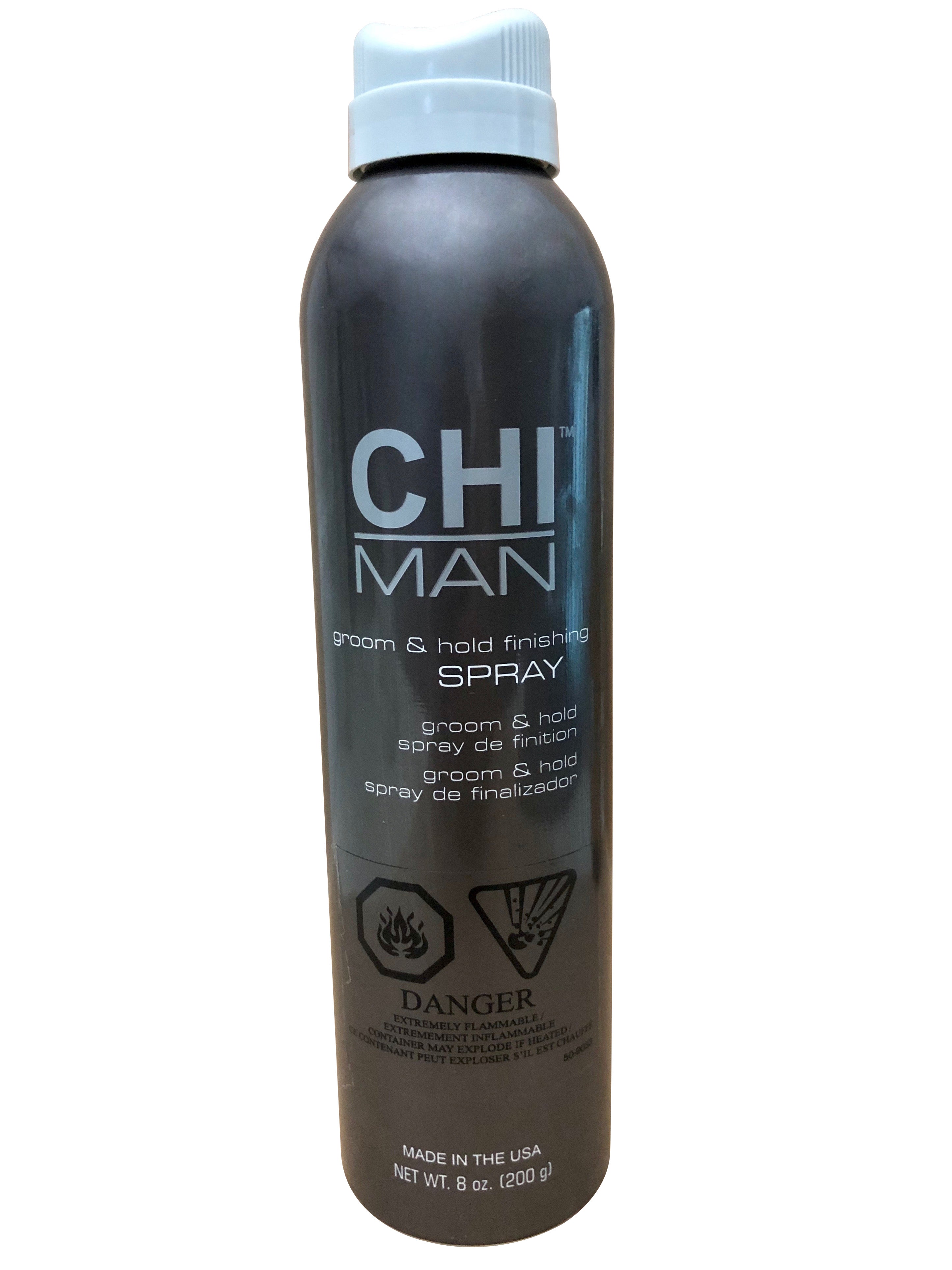 CHI Man Groom & Hold Finishing Spray 8 OZ