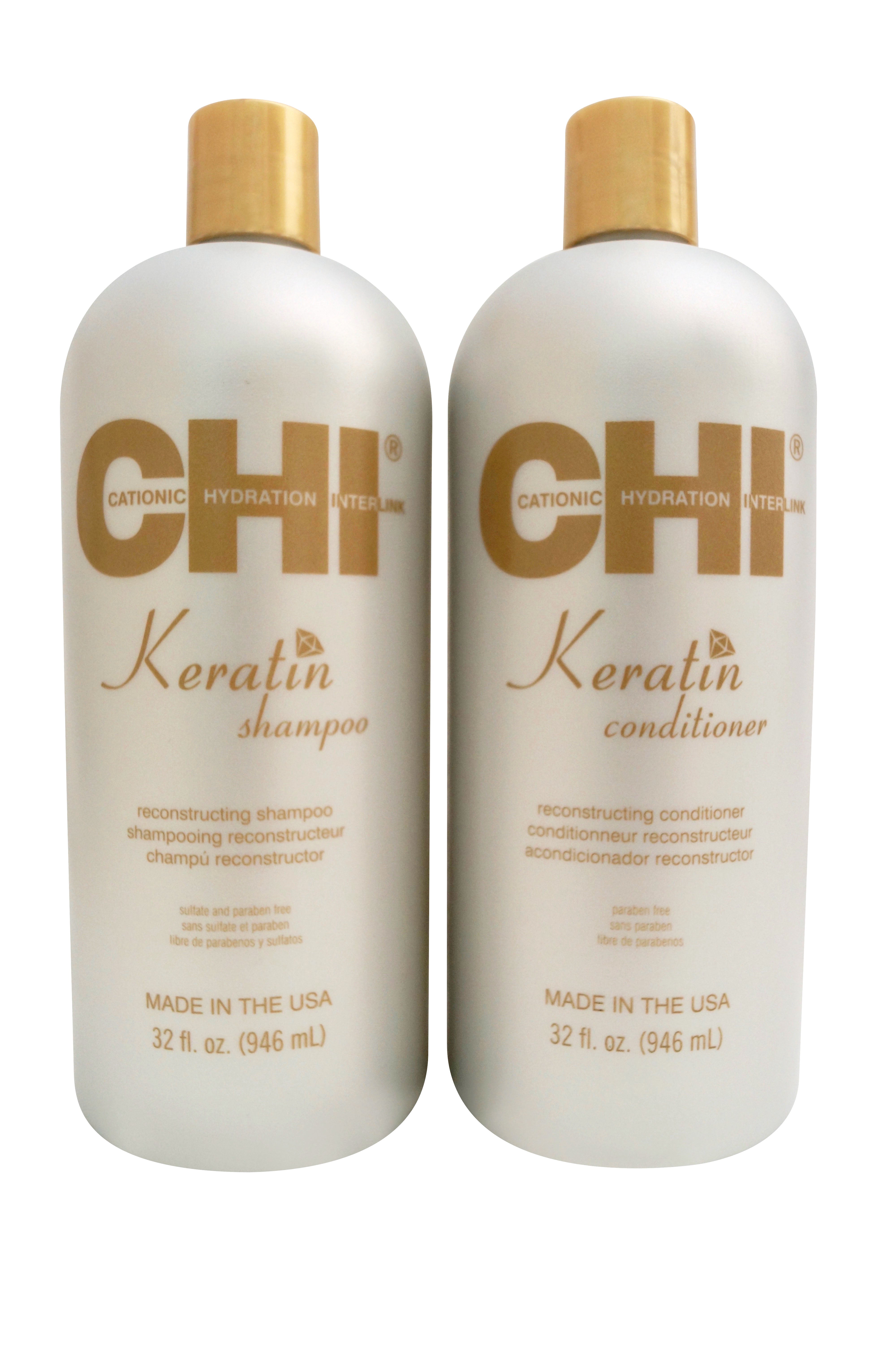 CHI Keratin Duo Shampoo & Conditioner Set 32 Oz