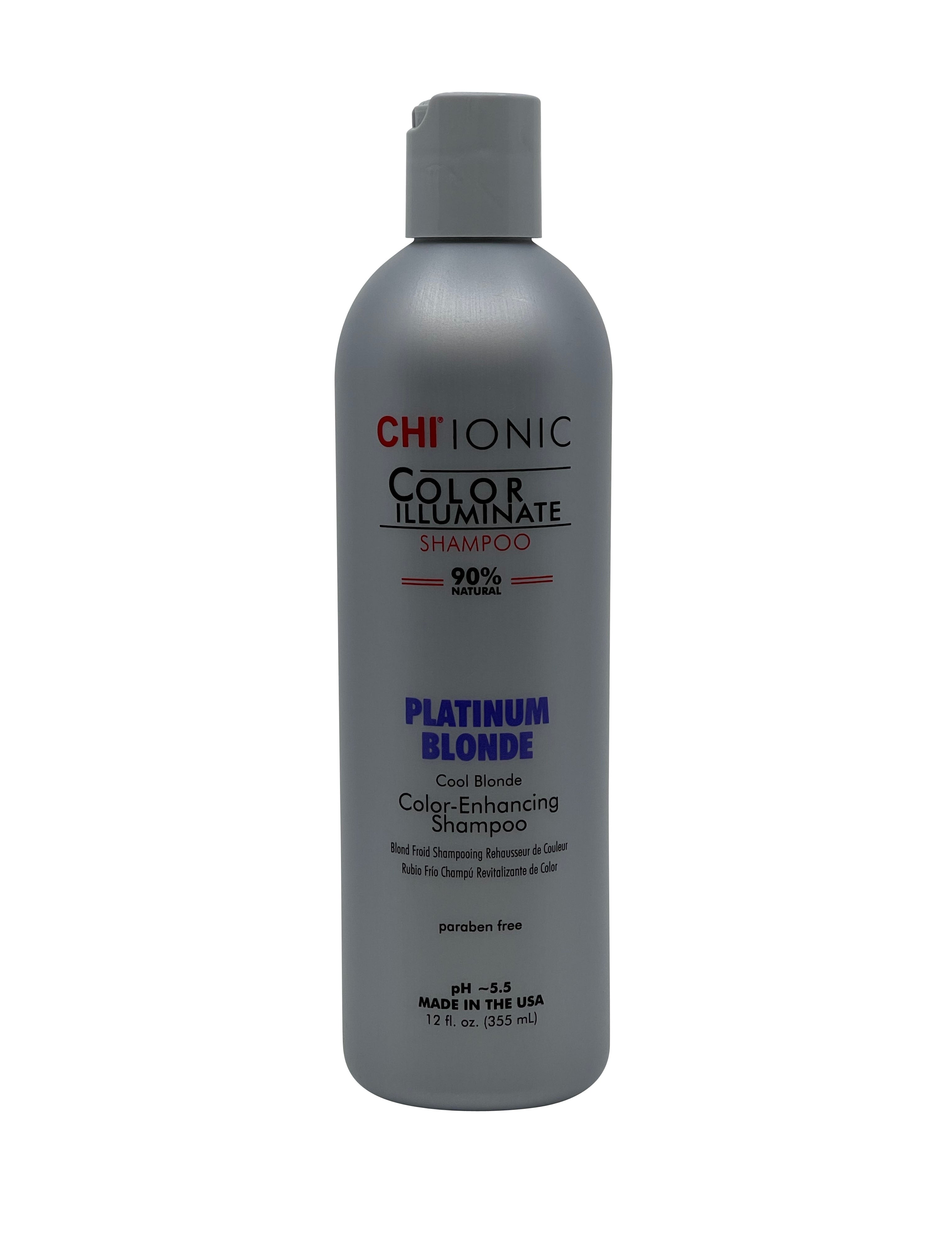 CHI Ionic Color Enhancing Shampoo PH 5.5 Platinum Blonde Cool Blonde 12 OZ