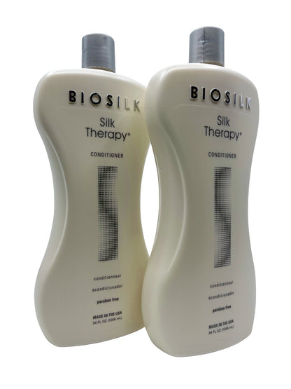 Biosilk Silk Therapy Conditioner 34 OZ Pack of 2