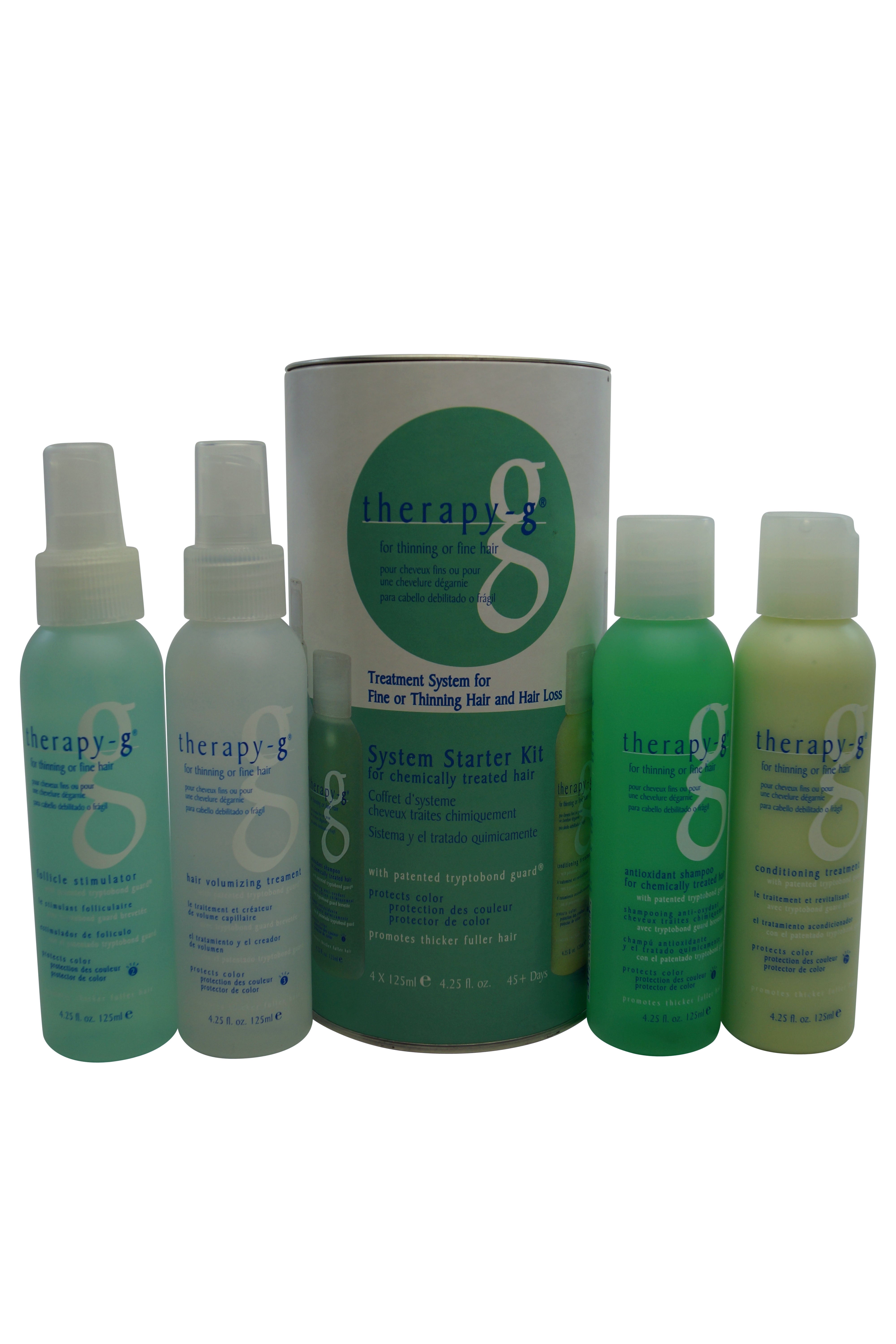 Therapy G System Starter Kit For Chemically Treated Hair 45 days +