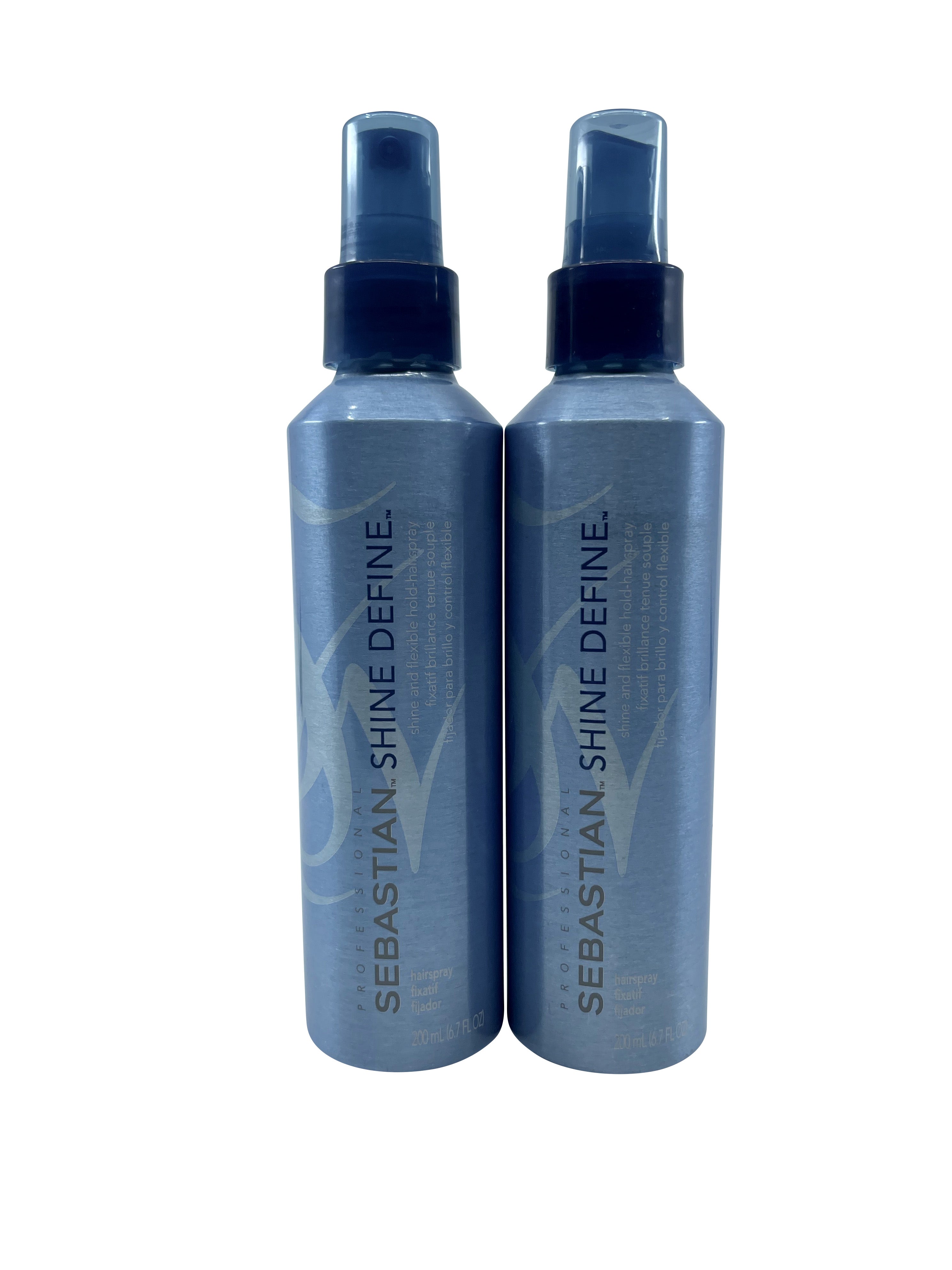 Sebastian Shine Define Shine & Flexible Hold Hairspray 6.7 OZ Set of 2