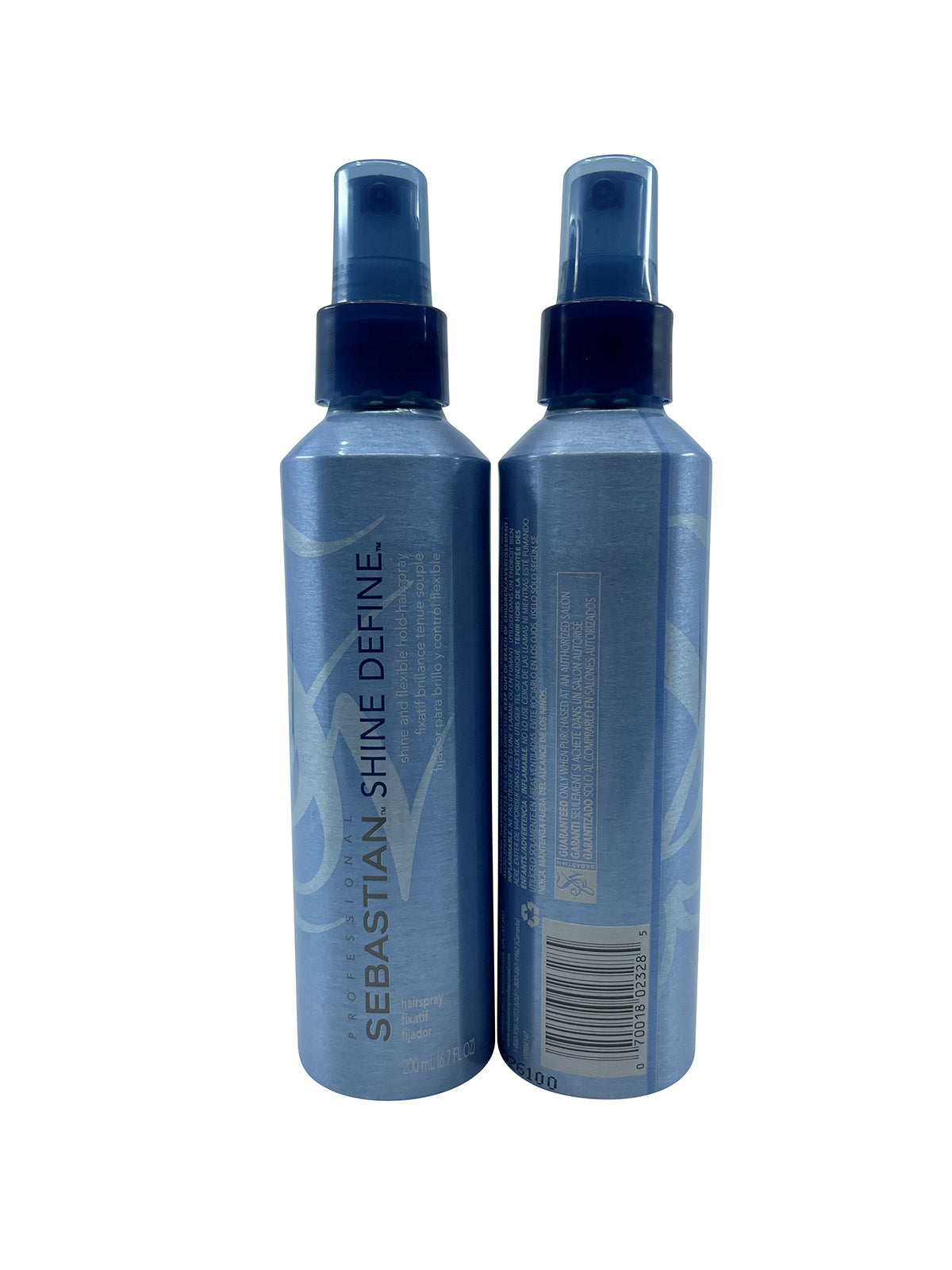 Sebastian Shine Define Shine & Flexible Hold Hairspray 6.7 OZ Set of 2