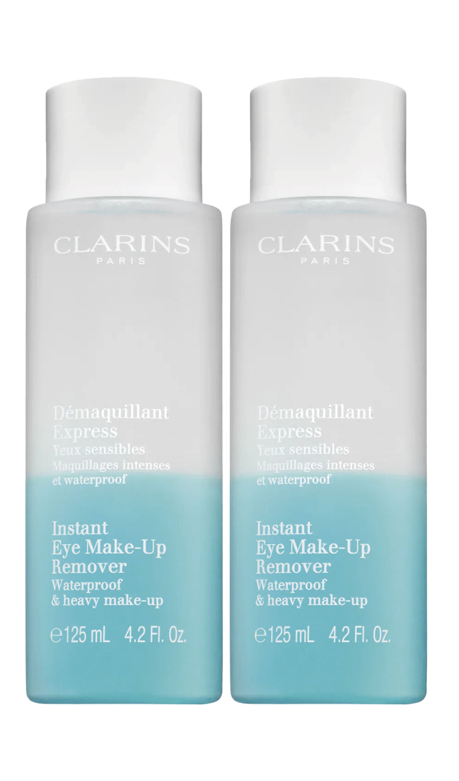 Clarins Instant Eye Makeup Remover 4.2 OZ Set of 2