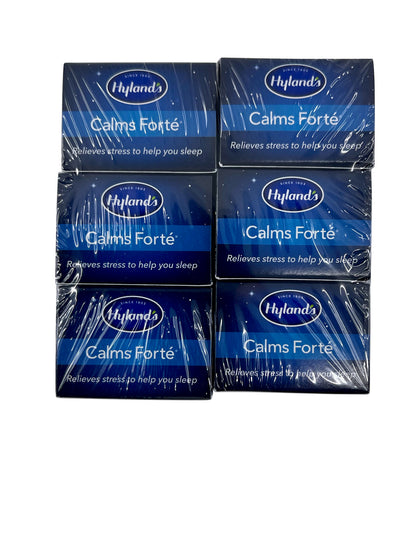 Hylands Calms Forte Sleep Aid 100 Tablets Set of 6