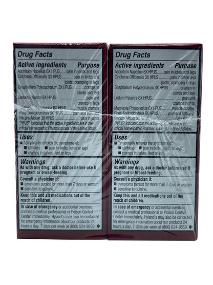 Hylands Leg Cramps Relax Calf, Foot Cramps 100 Quick Dissolving  Tabs Set of 6