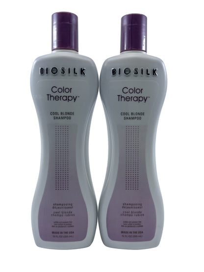 Biosilk Color Therapy Cool Blonde Shampoo 12 OZ Set of 2