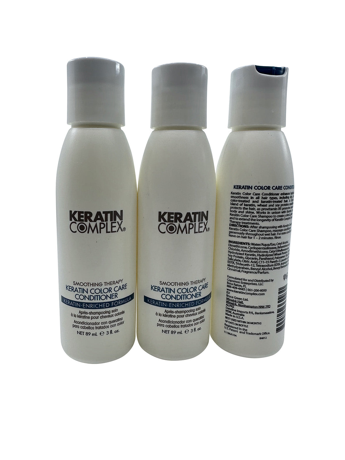 Keratin Complex Keratin Color Care Conditioner 3 OZ Set of 3