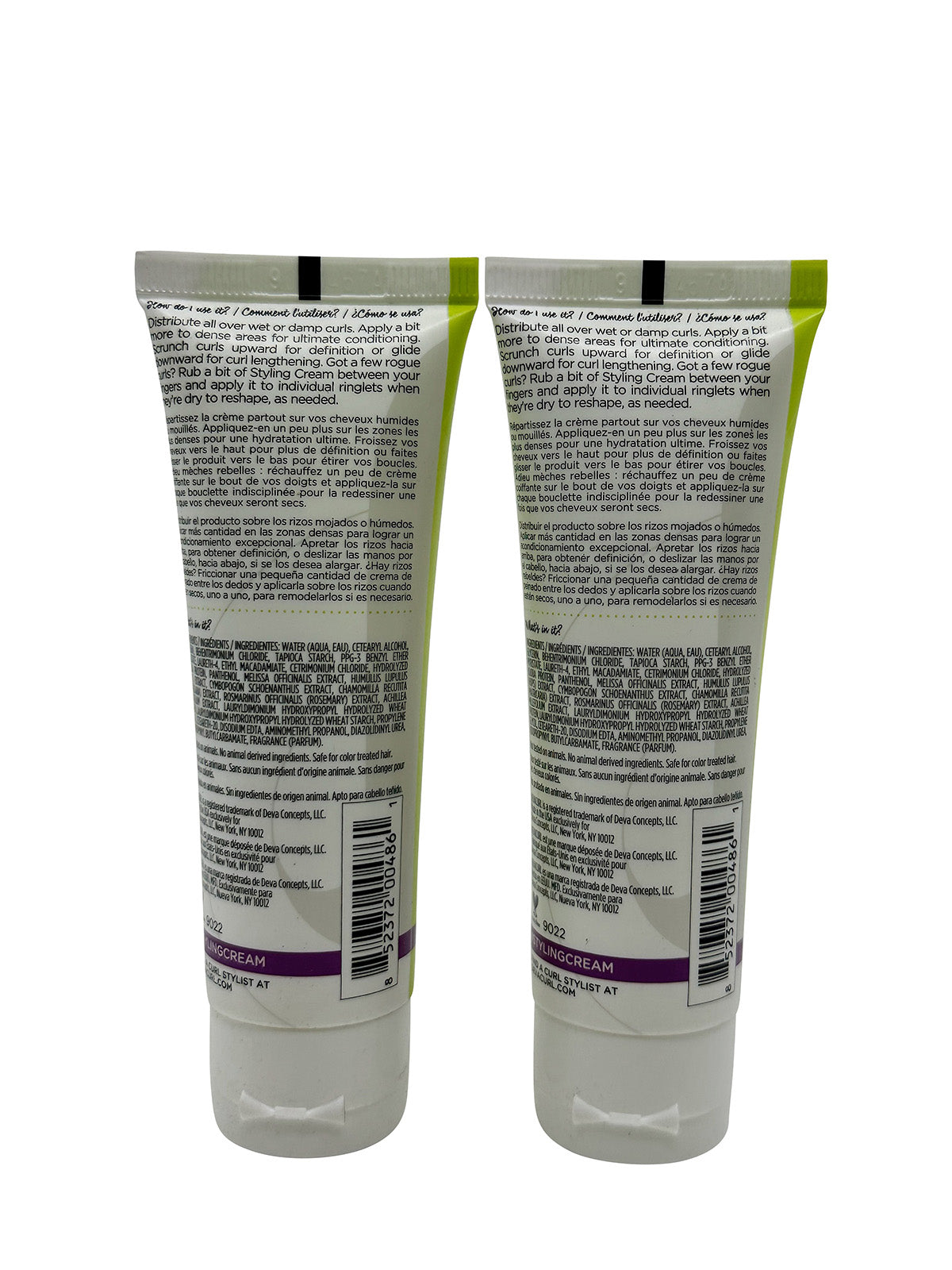 Deva Curl Styling Cream Define & Control 1.5 OZ Set of 2