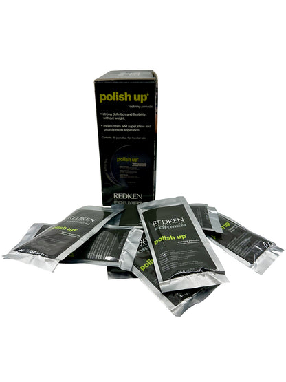 Redken for Men Polish Up Defining Pomade 0.35 OZ 25 Sachets