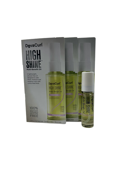 DevaCurl High Shine Multi Benefit Oil 0.17 OZ Set of 3