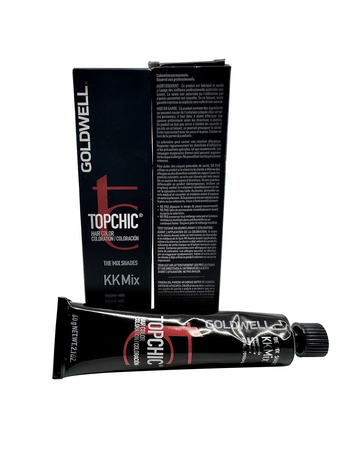 Goldwell Topchic Hair Color The Mix Shades KK Mix Copper Mix 2.1 OZ Set of 2