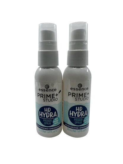 Essence Prime + Studio HD Hydra Primer Spray 1.69 OZ Set of 2