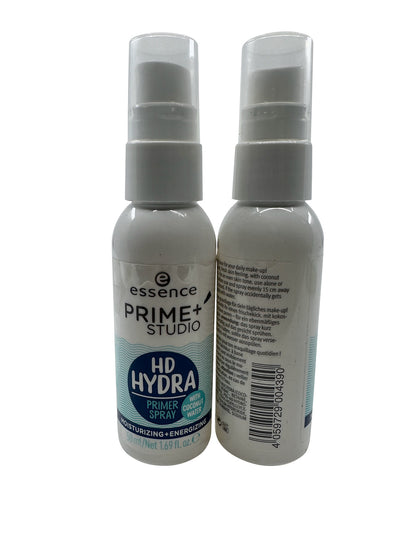 Essence Prime + Studio HD Hydra Primer Spray 1.69 OZ Set of 2