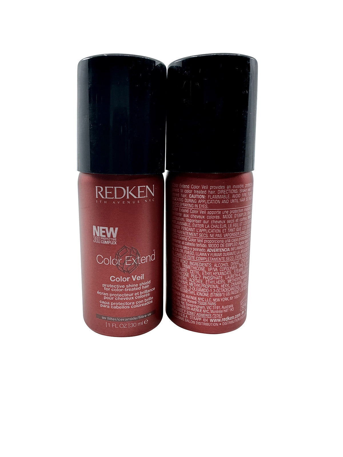 Redken Color Extend Color Veil Protective Shine Shield Color Treated Hair 1 OZ Set of 2