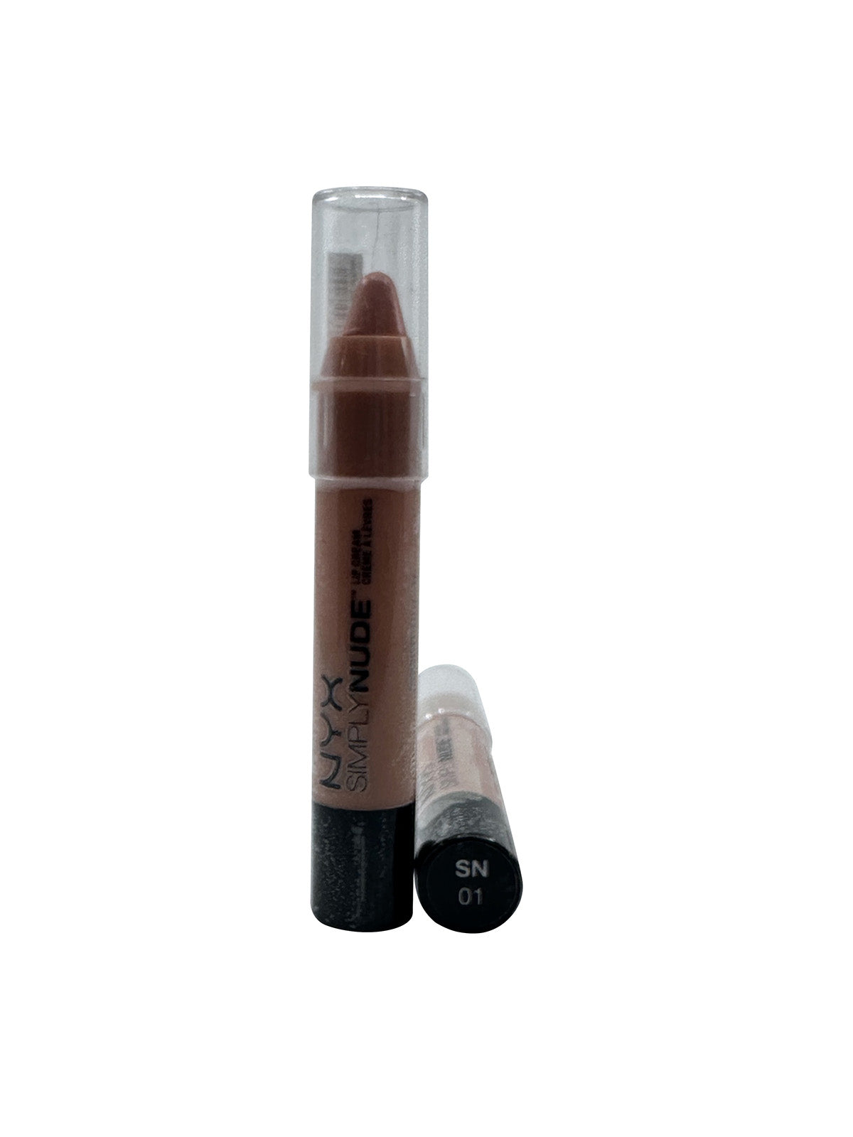 NYX Simply Nude Lip Cream SN 01 Peaches 0.11 OZ Set of 2