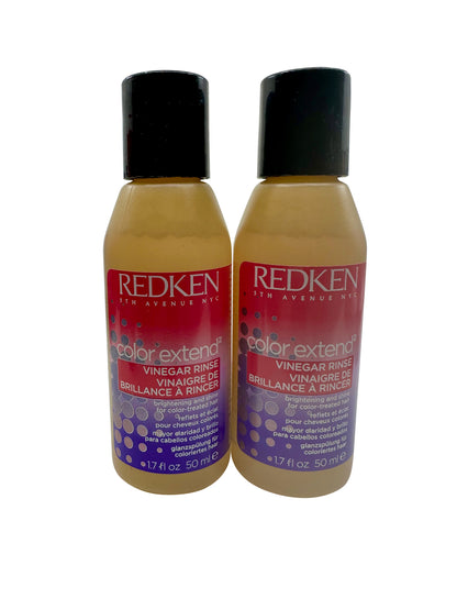 Redken Color Extend Vinegar Rinse Color Treated Hair 1.7 OZ Set of 2