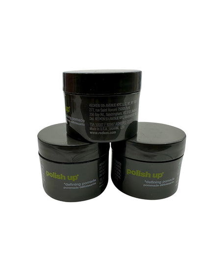 Redken for Men Polish Up Defining Pomade .75 OZ Set of 3