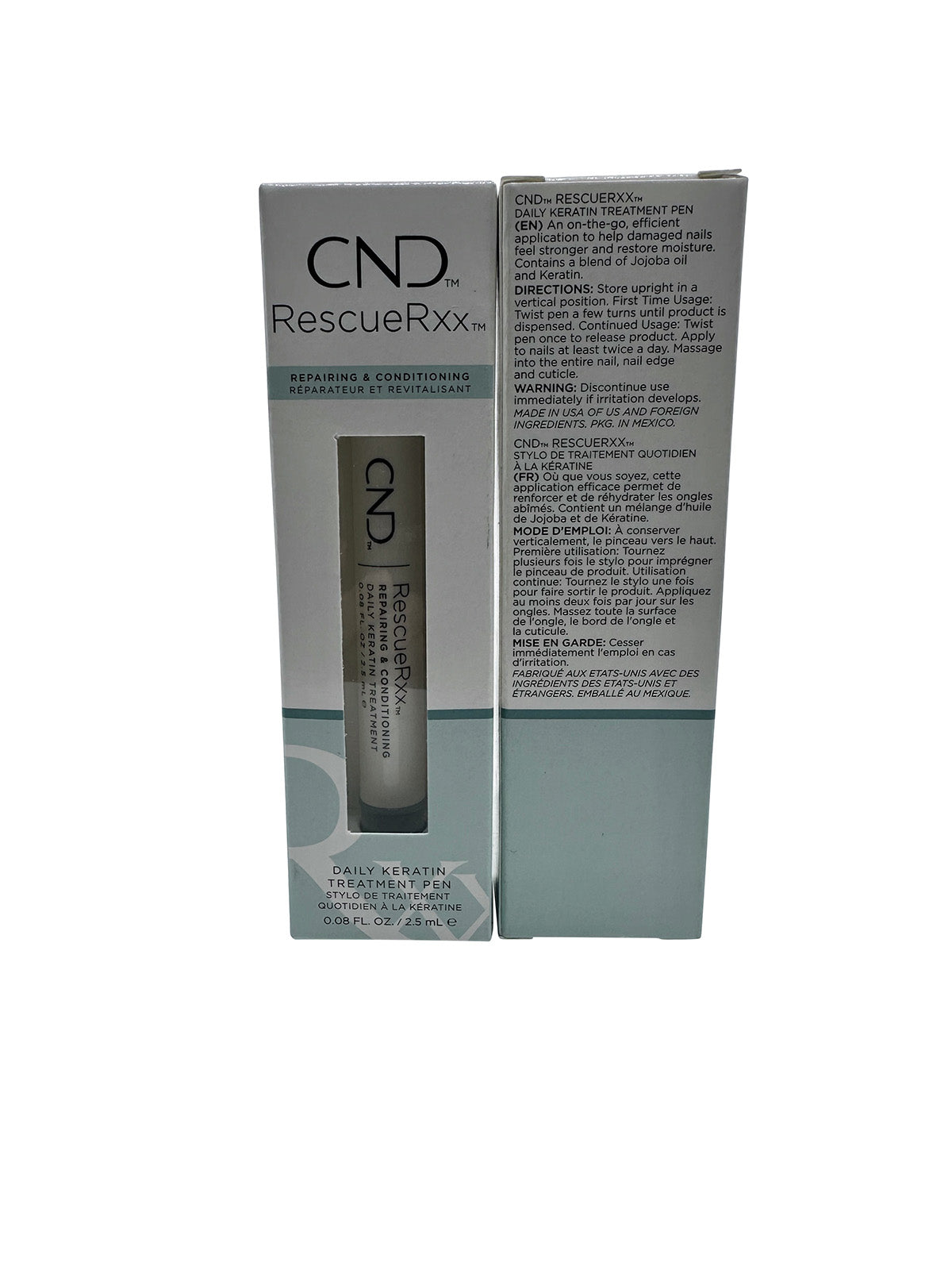 CND Rescue RXX Repairing & Conditioning Daily Keratin Treatment Pen 0.08 OZ Set of 2