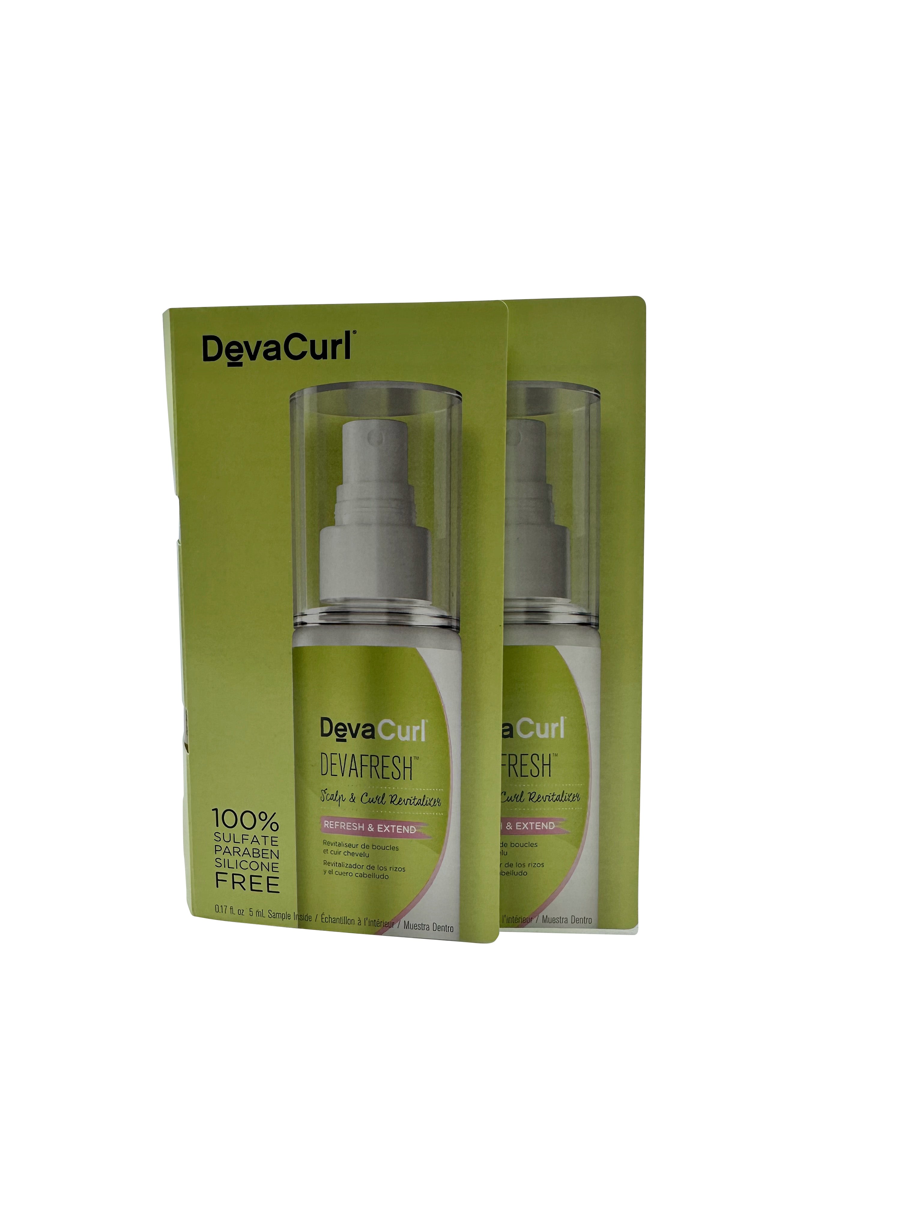 DevaCurl DevaFresh Scalp & Curl Revitalizer 0.17 OZ Set of 2