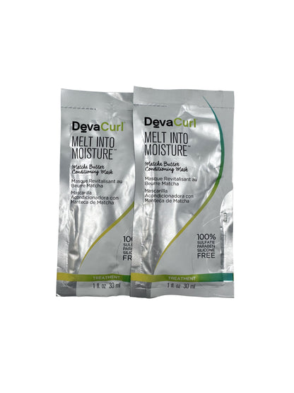 DevaCurl Melt Into Moisture Miracle Butter Conditioning Mask 1 OZ Set of 2