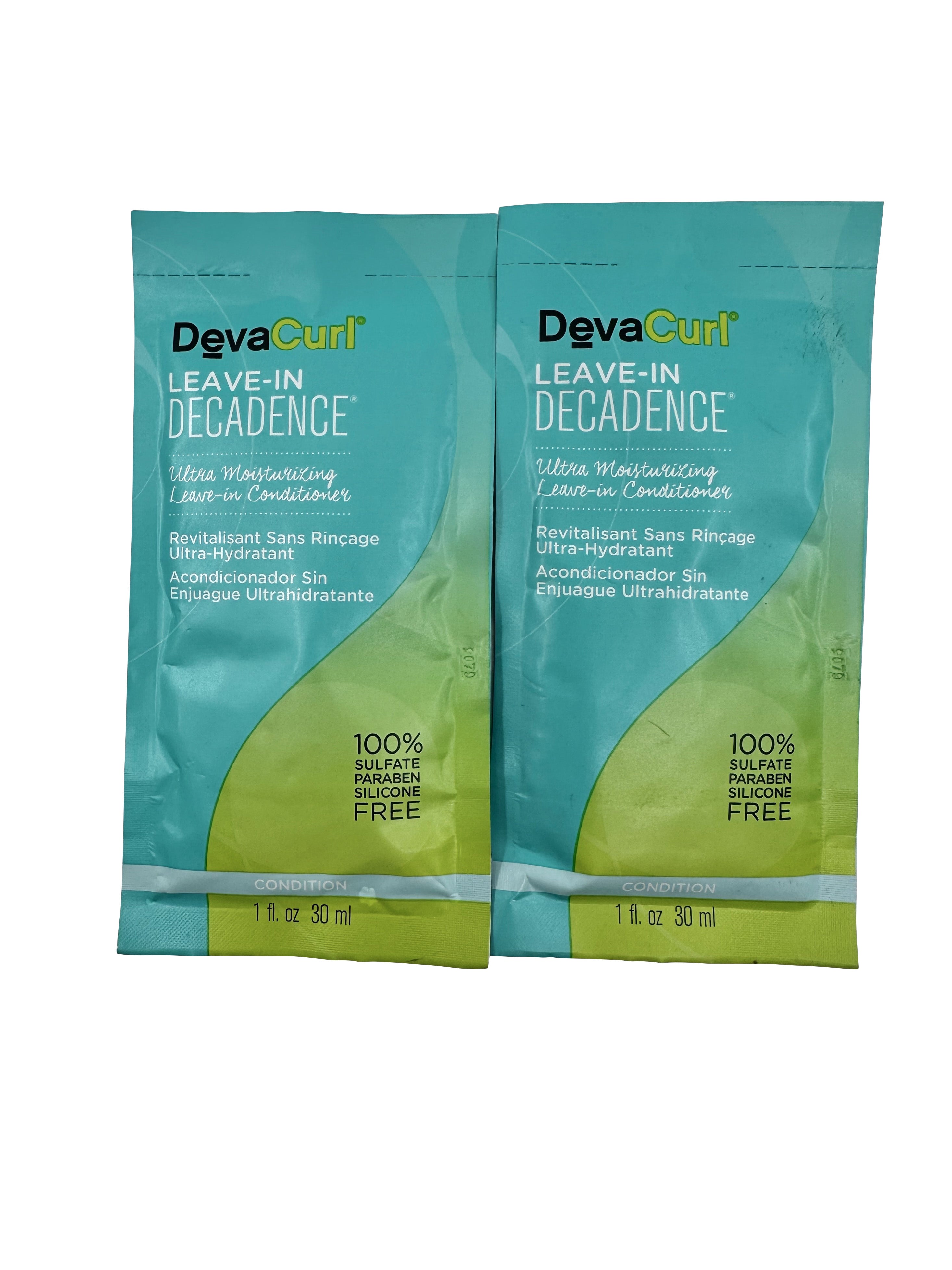 DevaCurl Leave In Decadence Ultra Moisturizing Leave in Conditioner 1 OZ 2 pack