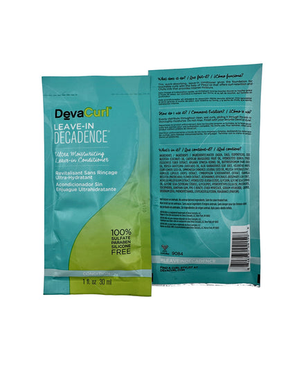 DevaCurl Leave In Decadence Ultra Moisturizing Leave in Conditioner 1 OZ 2 pack