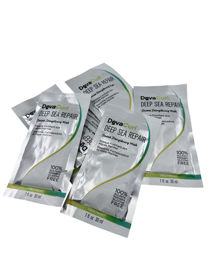 DevaCurl Deep Sea Repair Seaweed Strengthening Mask 1 OZ Set of 6