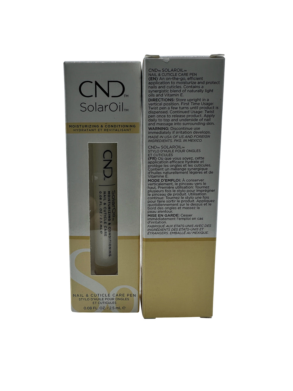 CND Solar Oil Moisturizing & Conditioning Nail & Cuticle Care Pen 0.08 OZ 2 pack