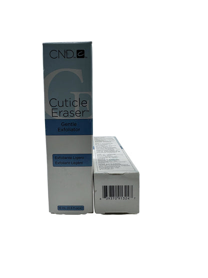 CND Cuticle Eraser Gentle Exfoliator 0.5 OZ Set of 2