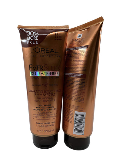 L'Oreal Eversleek Reparative Smoothing Shampoo 11.05 OZ Set of 2