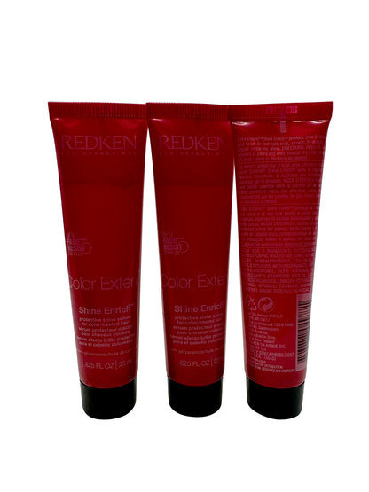 Redken Color Extend Shine Enrich Protective Shine Serum .825 OZ Set of 3