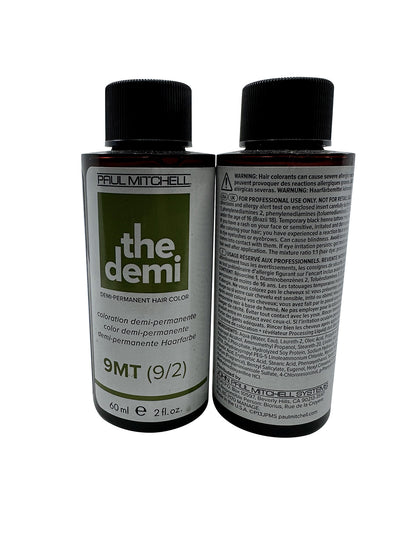 Paul Mitchell The Demi Demi Permanent Hair Color 9MT 2 OZ Set of 2