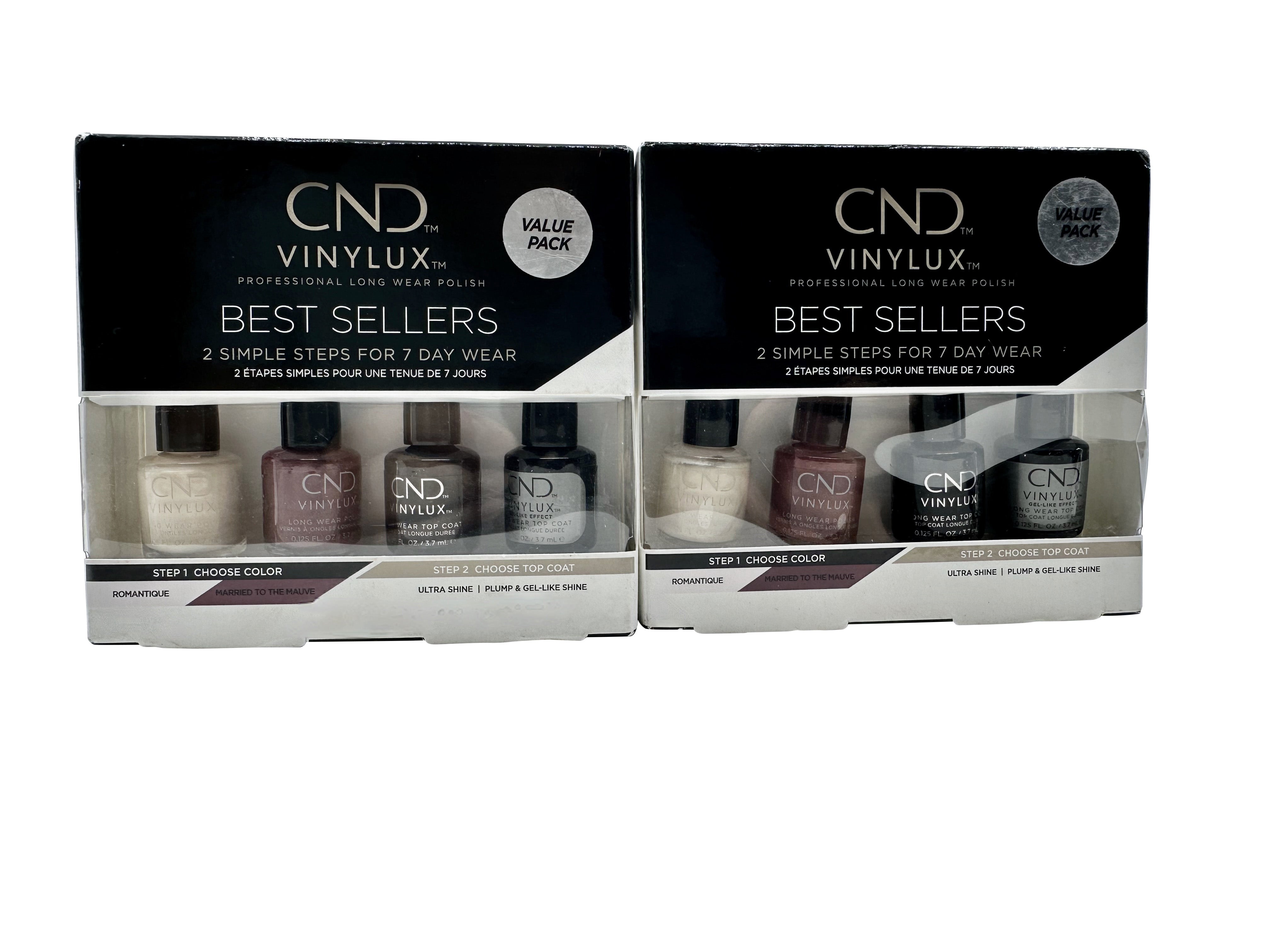 CND Vinylux Romantique Best Sellers Pack of 2