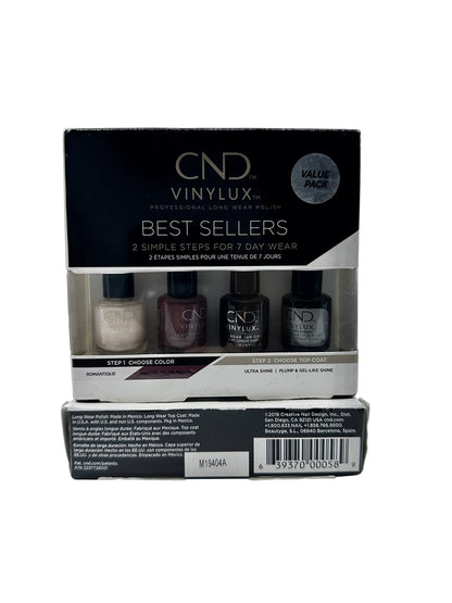 CND Vinylux Romantique Best Sellers Pack of 2